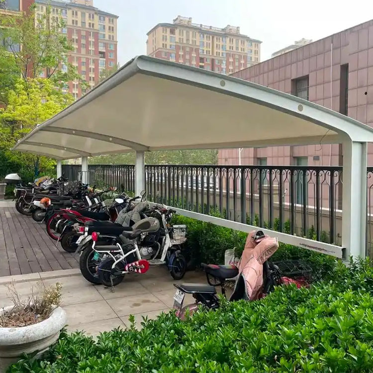 天长市膜结构电动车棚